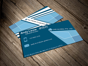 Business Card Design by timographics for UMS Global Pte. Ltd. | Design: #4027439