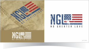 Edgy and Patriotic LOGO using the letters NGL.  | Diseño de Logo por r-toha