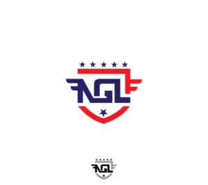 Edgy and Patriotic LOGO using the letters NGL.  | Logo Design by ecorokerz