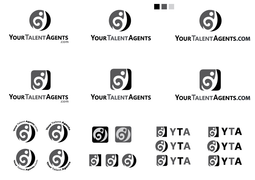 Logo Design by SANYA AN for YourTalentAgents.com | Design #1166667