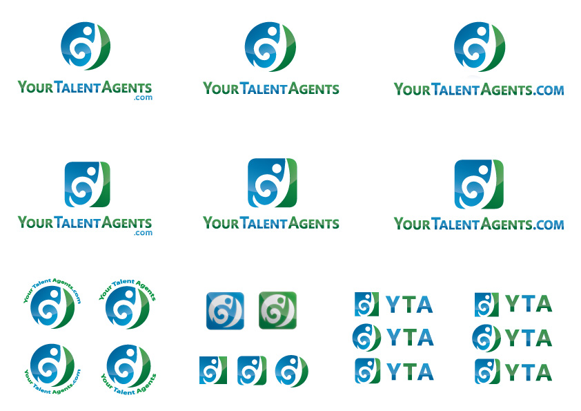 Logo Design by SANYA AN for YourTalentAgents.com | Design #1169280