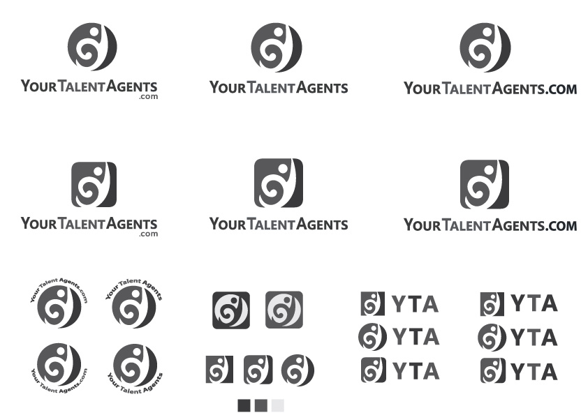 Logo Design by SANYA AN for YourTalentAgents.com | Design #1175490