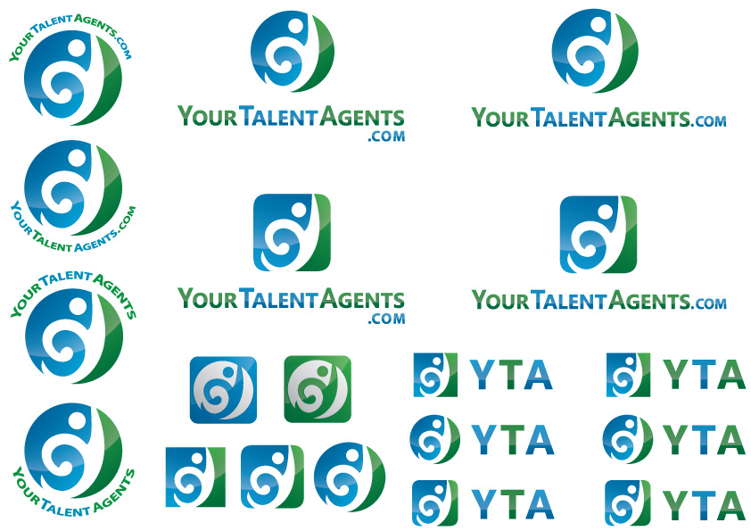 Logo Design by SANYA AN for YourTalentAgents.com | Design #1176431