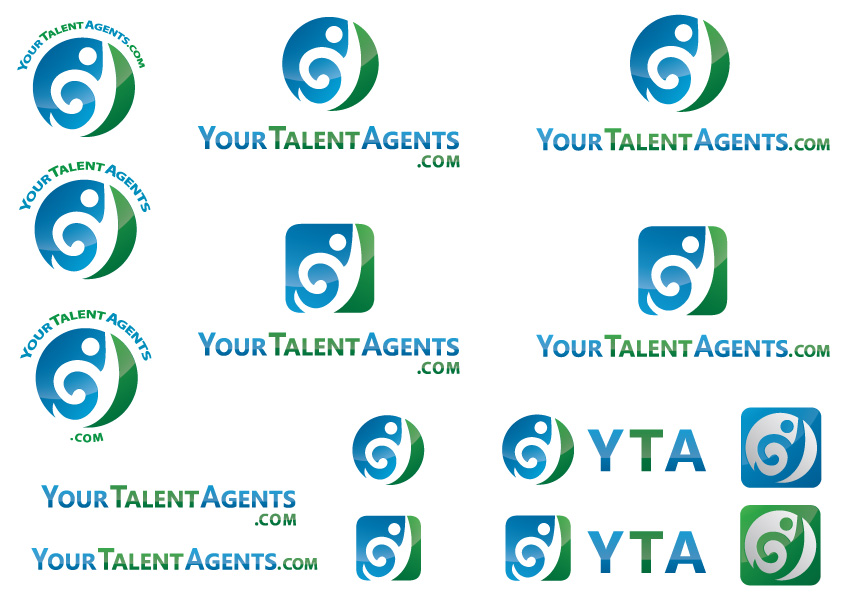 Logo Design by SANYA AN for YourTalentAgents.com | Design #1178252