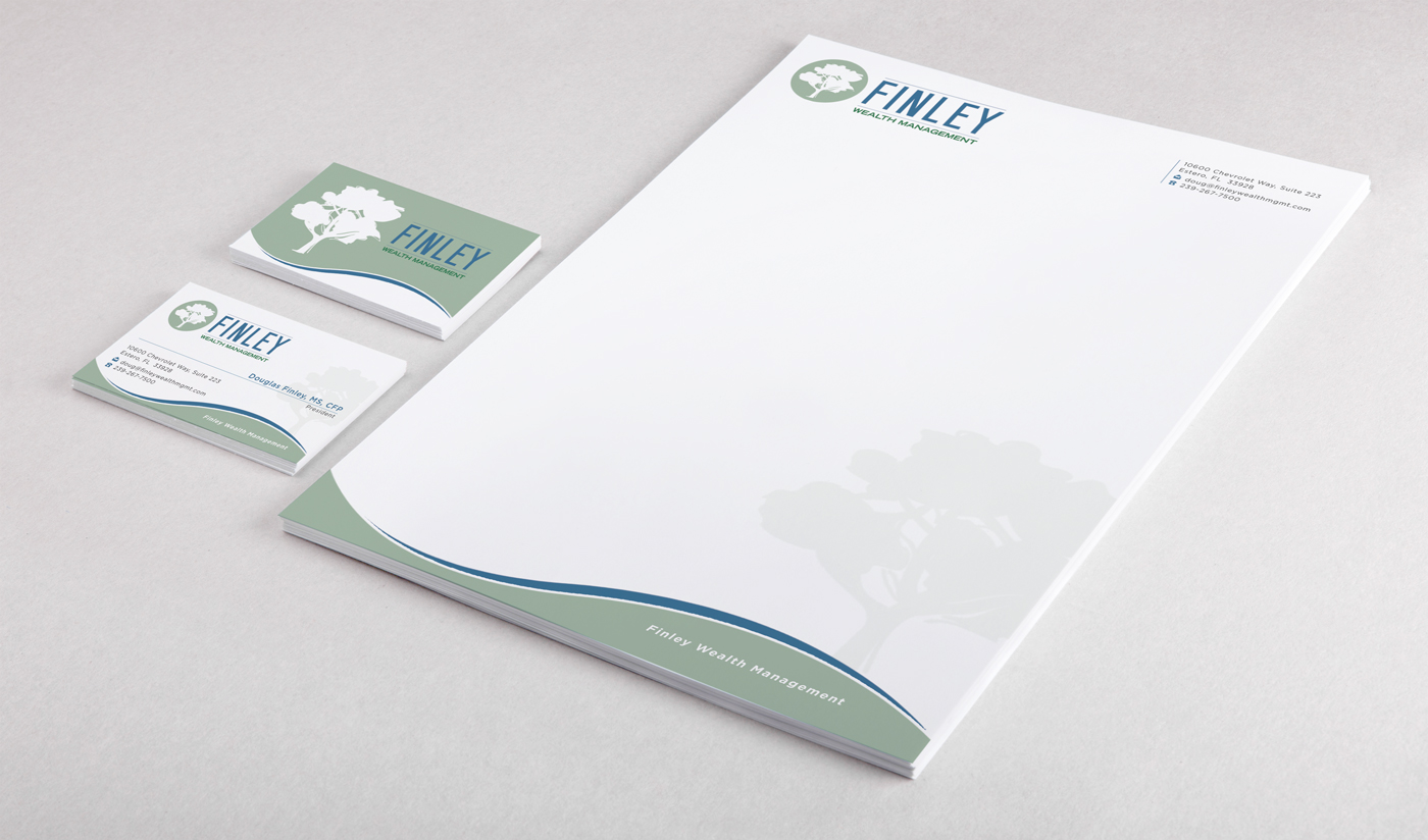 Stationery Design by Mili_Mi for Finley Wealth Management | Design #4034928