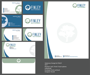 Design de Papeterie par kousik pour Finley Wealth Management | Design : #4028958