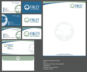 Design de Papeterie par kousik pour Finley Wealth Management | Design : #4028962