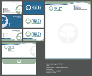 Design de Papeterie par kousik pour Finley Wealth Management | Design : #4028966