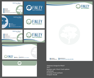 Design de Papeterie par kousik pour Finley Wealth Management | Design : #4028969