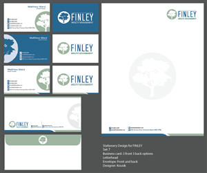 Design de Papeterie par kousik pour Finley Wealth Management | Design : #4028971