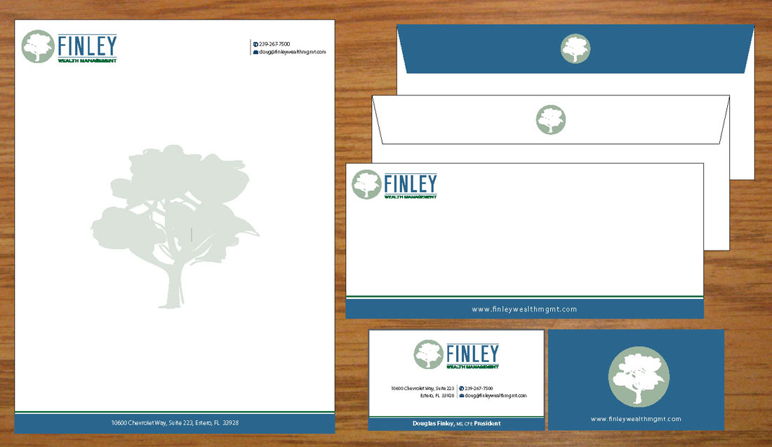 Design de Papeterie par Joy16589 pour Finley Wealth Management | Design #4034556
