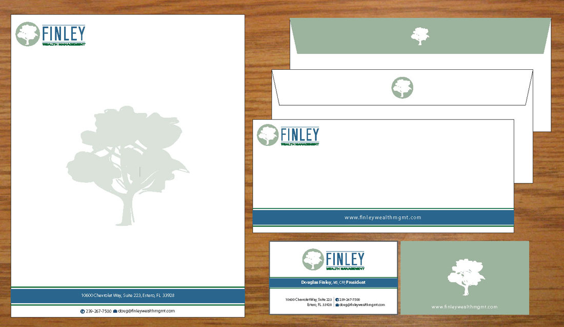 Design de Papeterie par Joy16589 pour Finley Wealth Management | Design #4034562