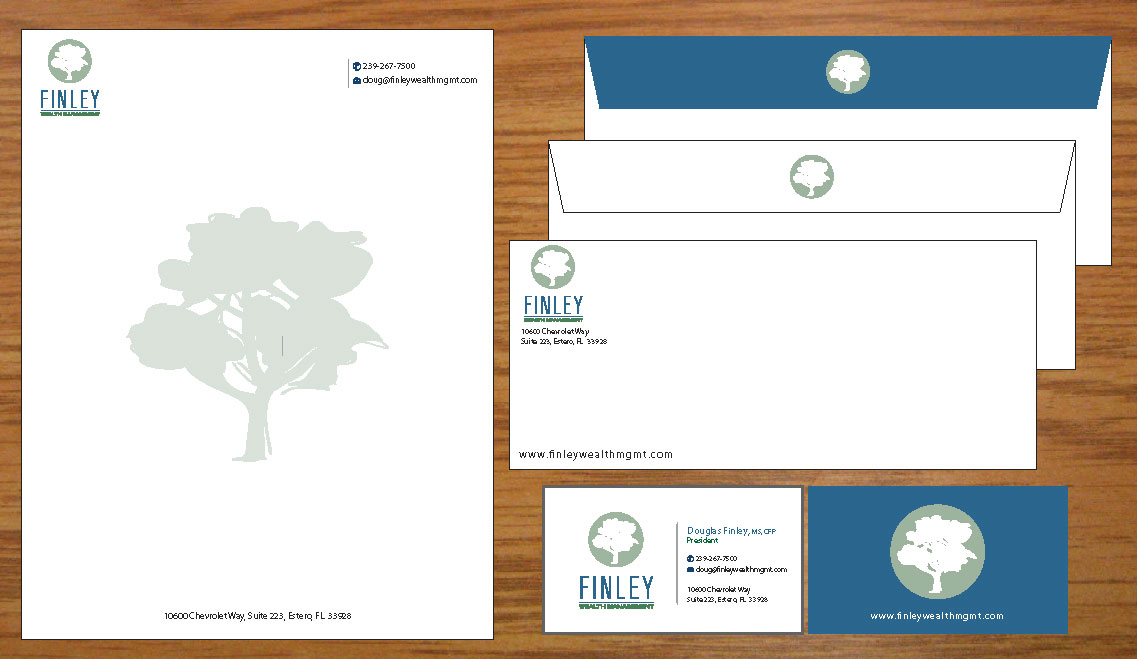 Stationery Design by Joy16589 for Finley Wealth Management | Design #4034579