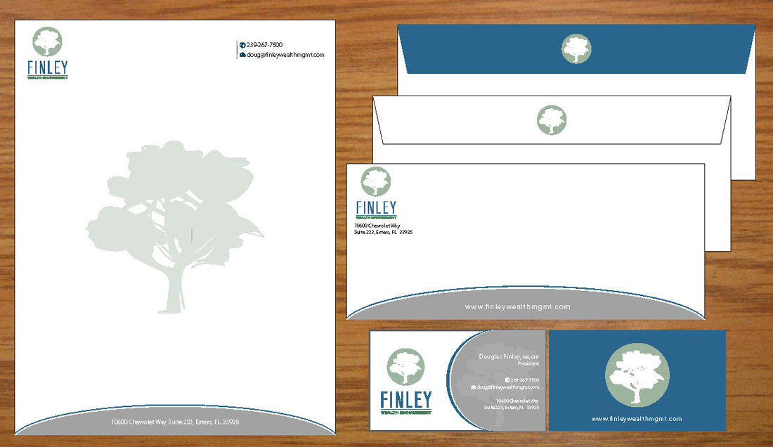 Stationery Design by Joy16589 for Finley Wealth Management | Design #4034581