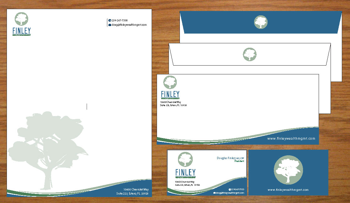 Design de Papeterie par Joy16589 pour Finley Wealth Management | Design #4034654