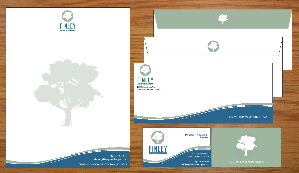 Design de Papeterie par Joy16589 pour Finley Wealth Management | Design #4034701