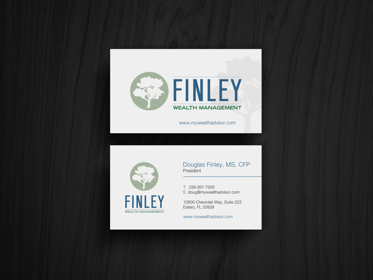 Schreibwaren-Design von HYPdesign für Finley Wealth Management | Design #4050433