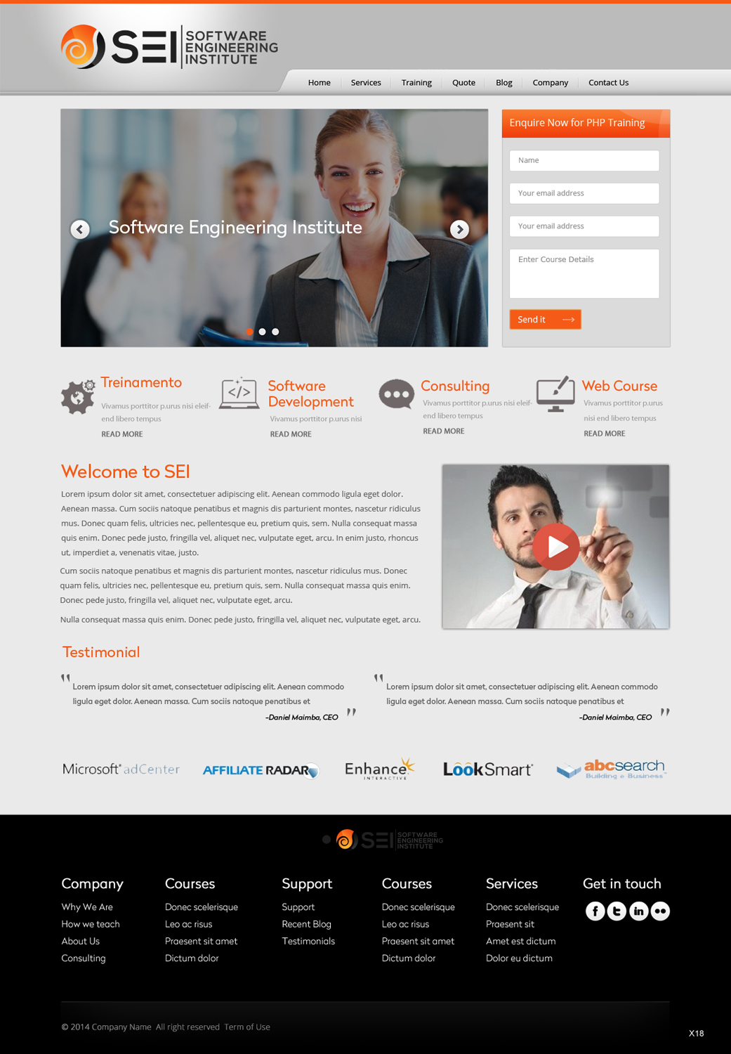 Web Design by pb for this project | Design #4080151