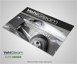 Design de Flyer par Mahmoud Shahin pour VehiGleam | Design : #4032530