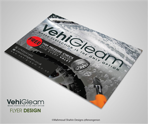 Design de Flyer par Mahmoud Shahin pour VehiGleam | Design : #4032537