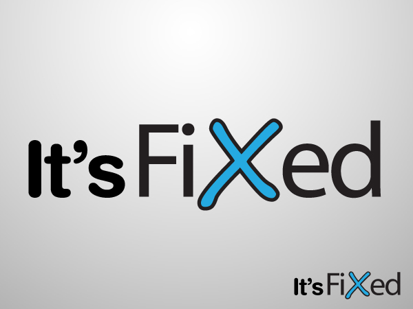 Logo Design by Steven Hill for It's Fixed | Design #1144206