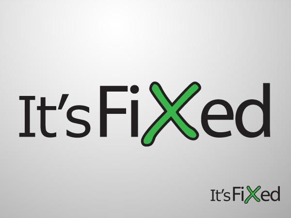 Logo Design by Steven Hill for It's Fixed | Design #1144211