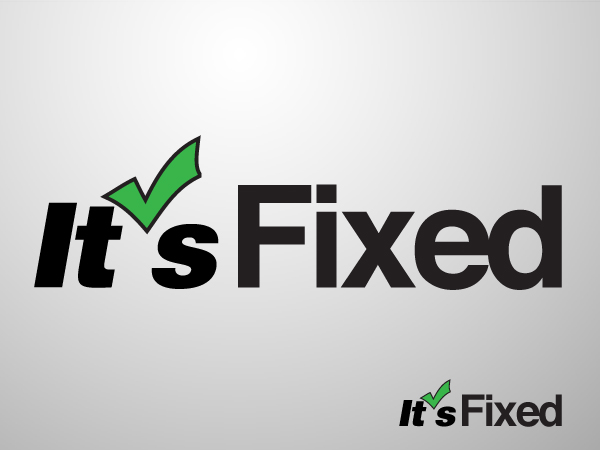 Logo Design by Steven Hill for It's Fixed | Design #1144213