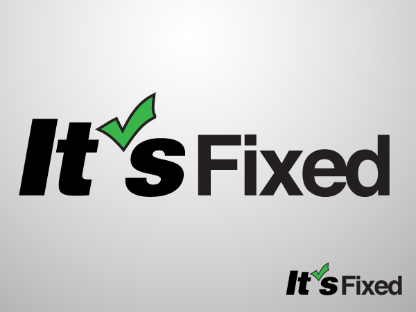 Logo Design by Steven Hill for It's Fixed | Design #1144214