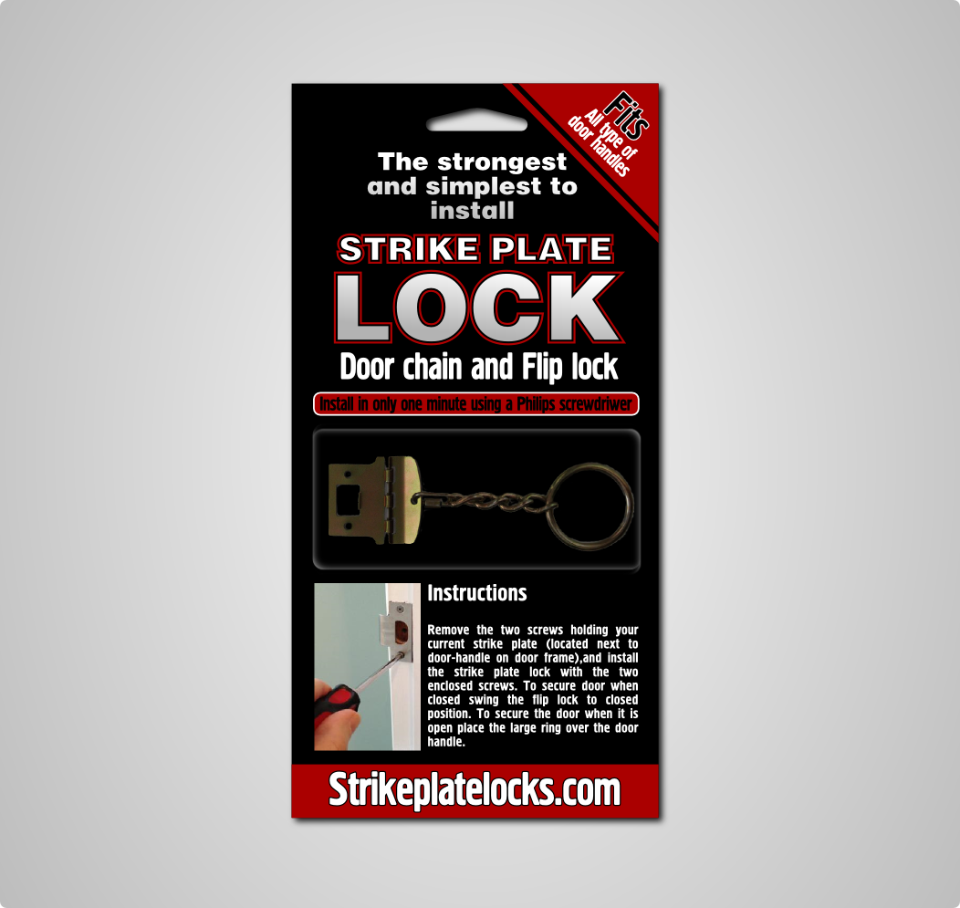 Packaging Design by Giovanni for strike plate locks | Design #4037716