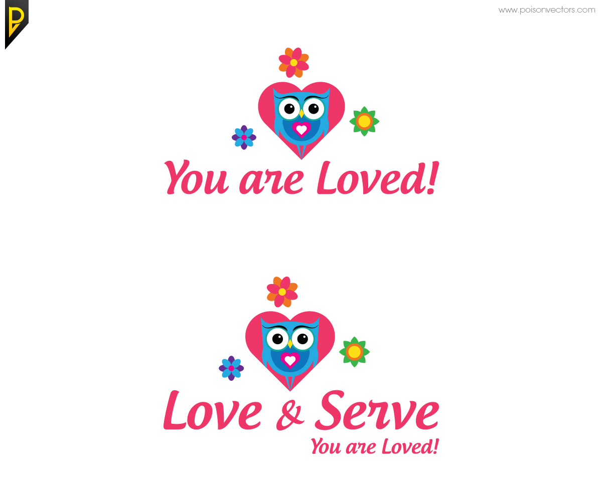 Diseño Gráfico por poisonvectors para Love & Serve | Diseño #4043575