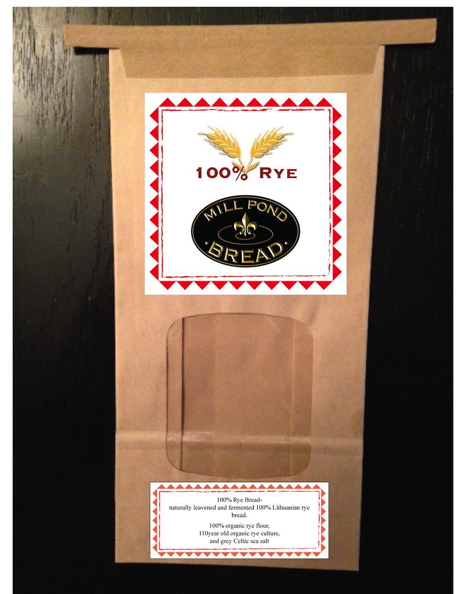 Label Design by Chandra for Mill Pond Bread | Design #4055839