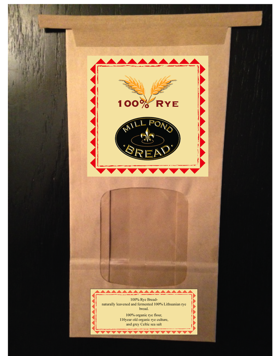 Label Design by Chandra for Mill Pond Bread | Design #4055932