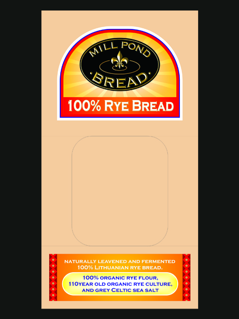 Diseño de Etiqueta por Sajal Samaddar para Mill Pond Bread | Diseño #4078325