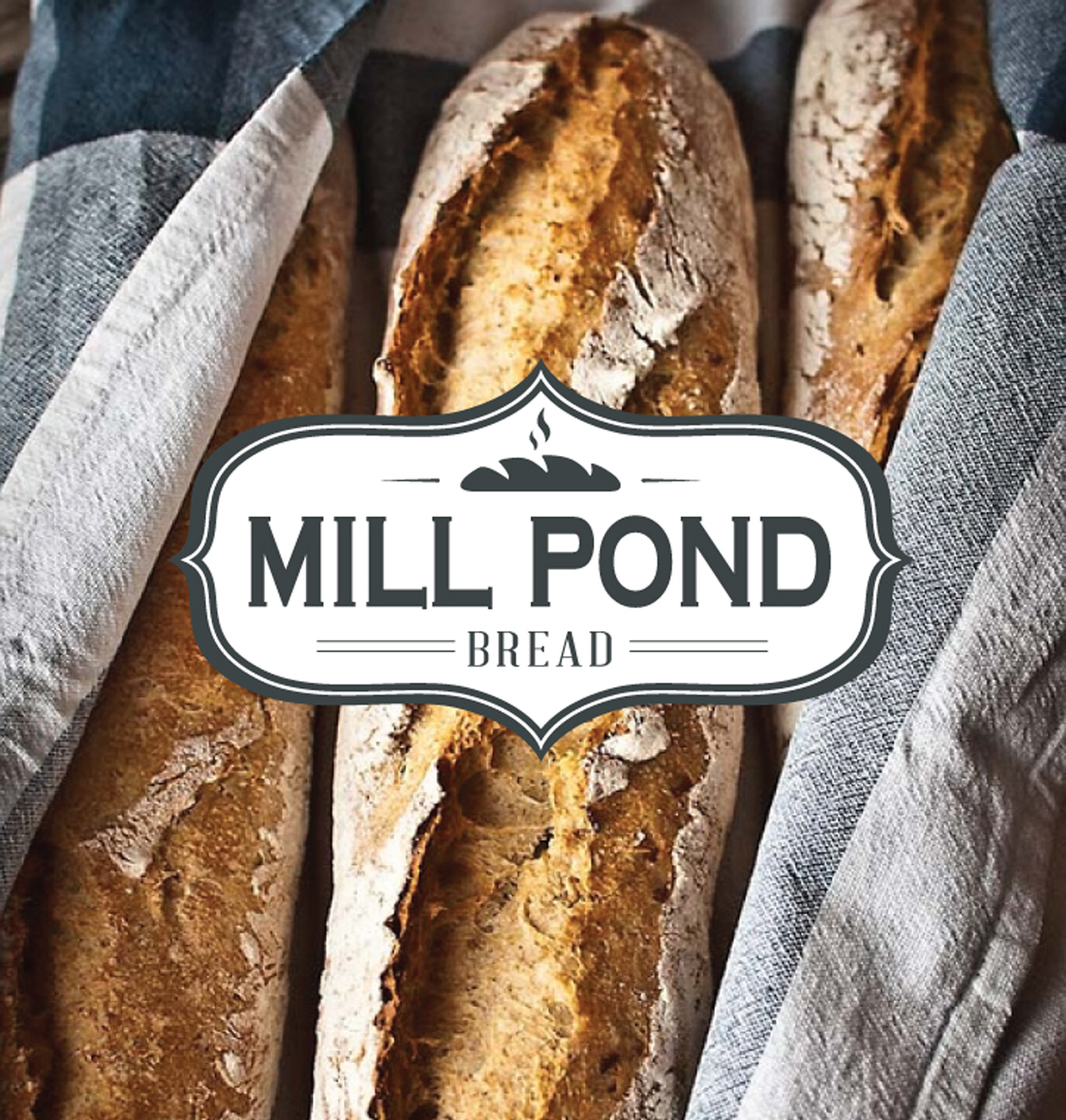 Label Design by Mentaltrix for Mill Pond Bread | Design #4092317