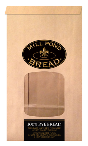 Label Design by KC Salvador for Mill Pond Bread | Design: #4030469