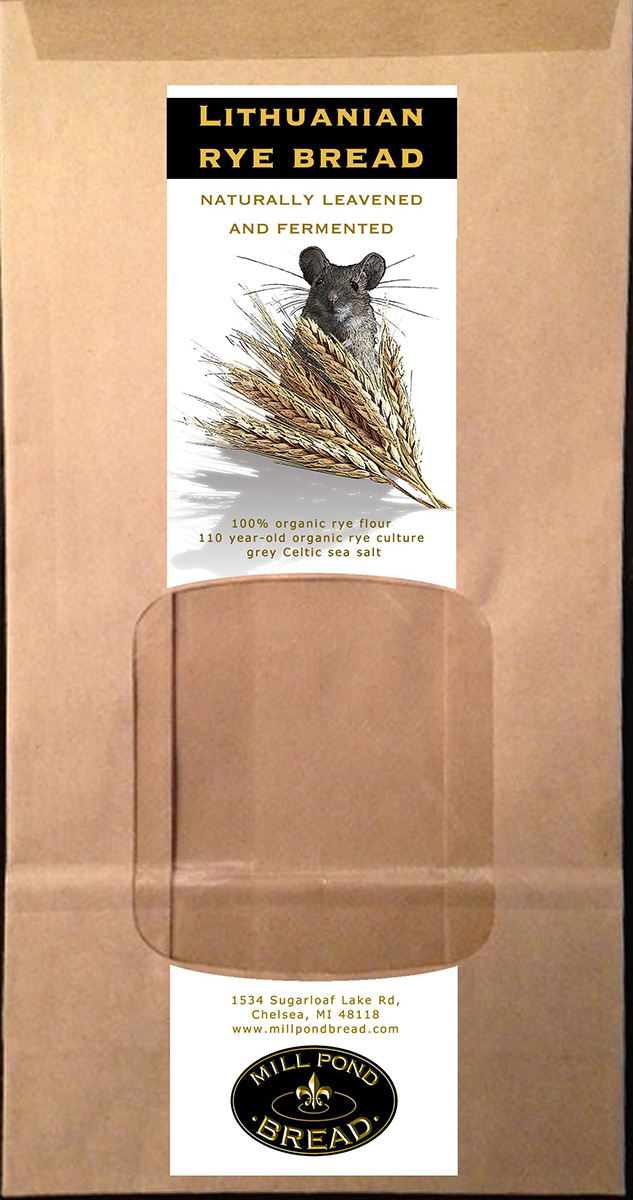 Label Design by DennisTuiGlenStudio for Mill Pond Bread | Design #4091860