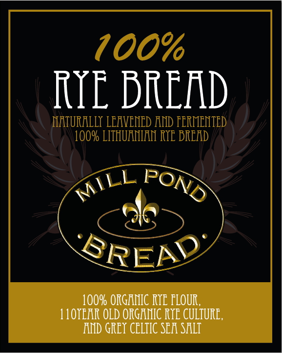 Label Design by sathiyamurthy for Mill Pond Bread | Design #4098940