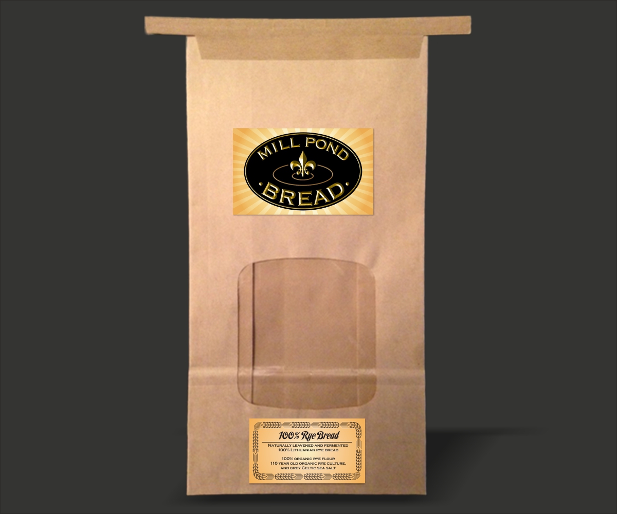 Label Design by Maestroto for Mill Pond Bread | Design #4035847