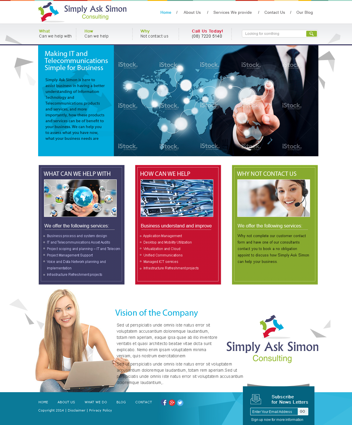 Web-Design von sonaldesign für Simply Ask Simon Consulting | Design #4833542