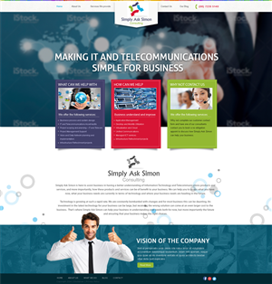 Web Design by sonaldesign for Simply Ask Simon Consulting | Design: #4841472