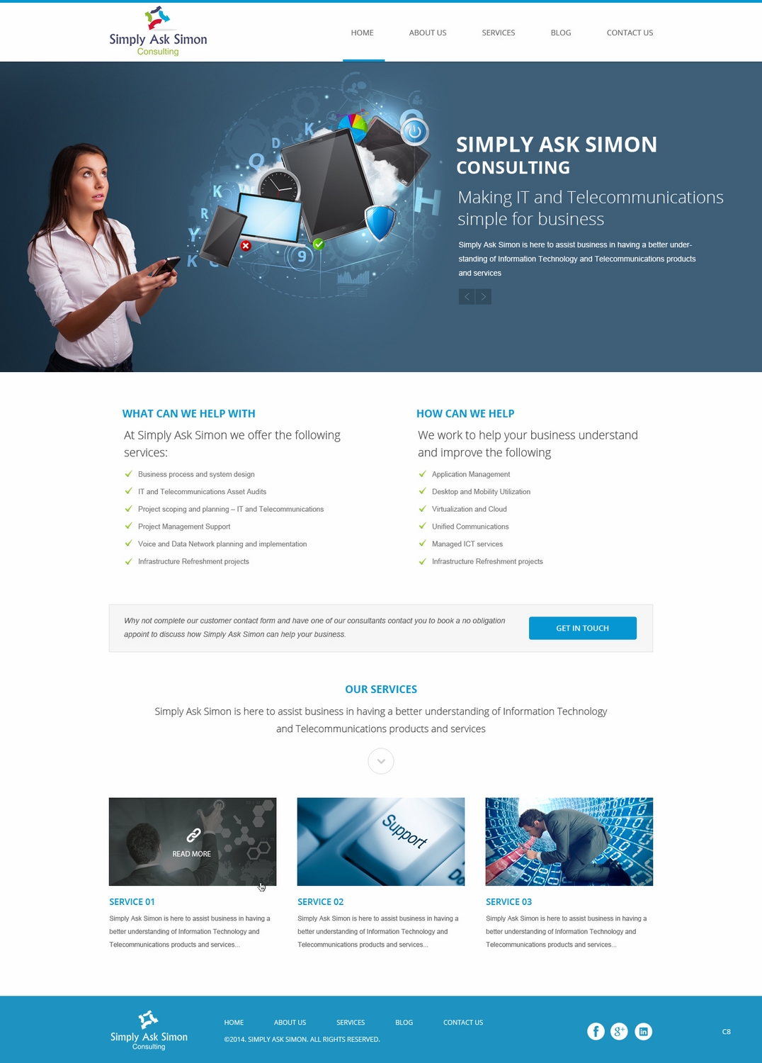 Diseño Web por pb para Simply Ask Simon Consulting | Diseño #4854174