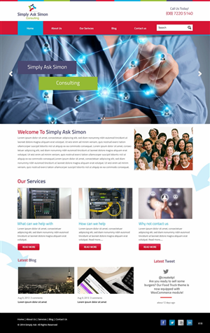 Web Design by pb for Simply Ask Simon Consulting | Design: #4854181