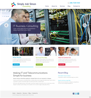 Web Design by pb for Simply Ask Simon Consulting | Design: #4854184