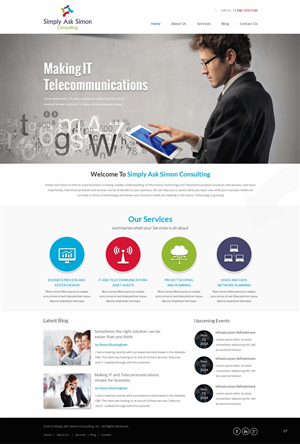 Web Design by pb for Simply Ask Simon Consulting | Design: #4870817