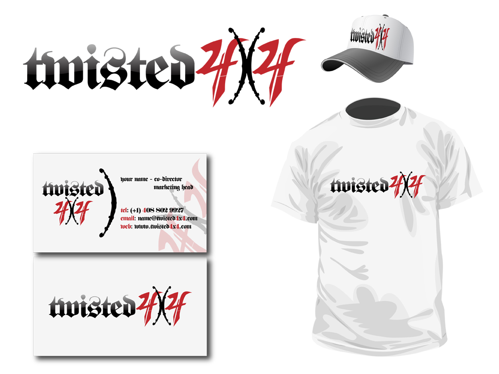 Logo Design by HyperTime Studio for Twisted4x4 | Design #215528