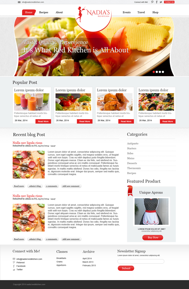 Wordpress Design by Chikki for this project | Design #4176597