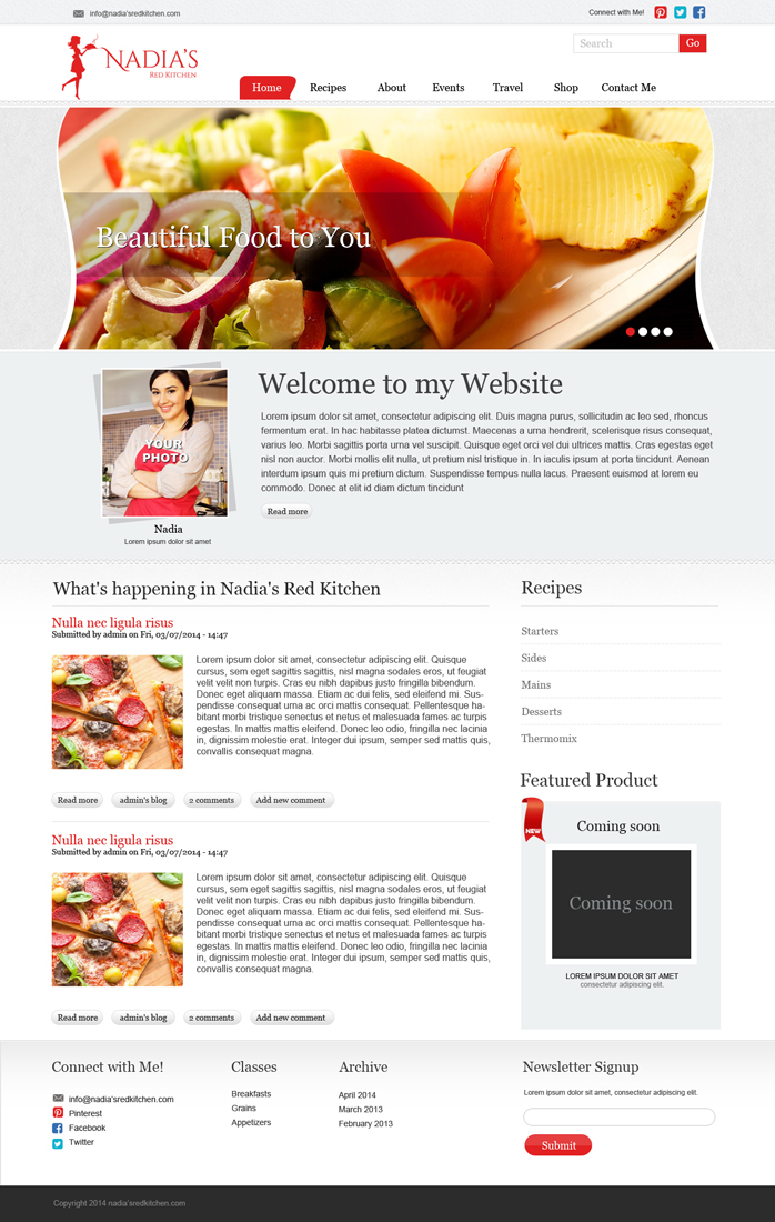 Design Wordpress par Chikki pour ce projet | Design #4300400