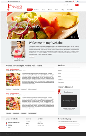 Wordpress Design by Chikki for this project | Design: #4300400