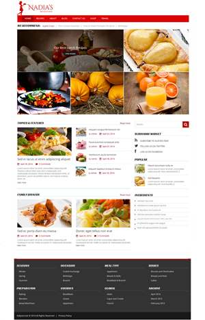 Wordpress Design by Shoaib Abbasi for this project | Design: #4250875