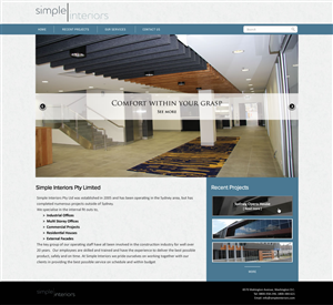 Web Design par Intricate pour ce projet | Design : #4097216